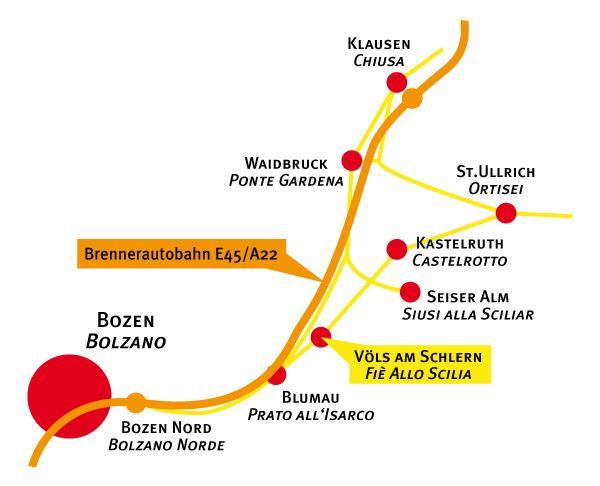 Gasthof Albergo Kreuzwirt Fie allo Sciliar Ngoại thất bức ảnh
